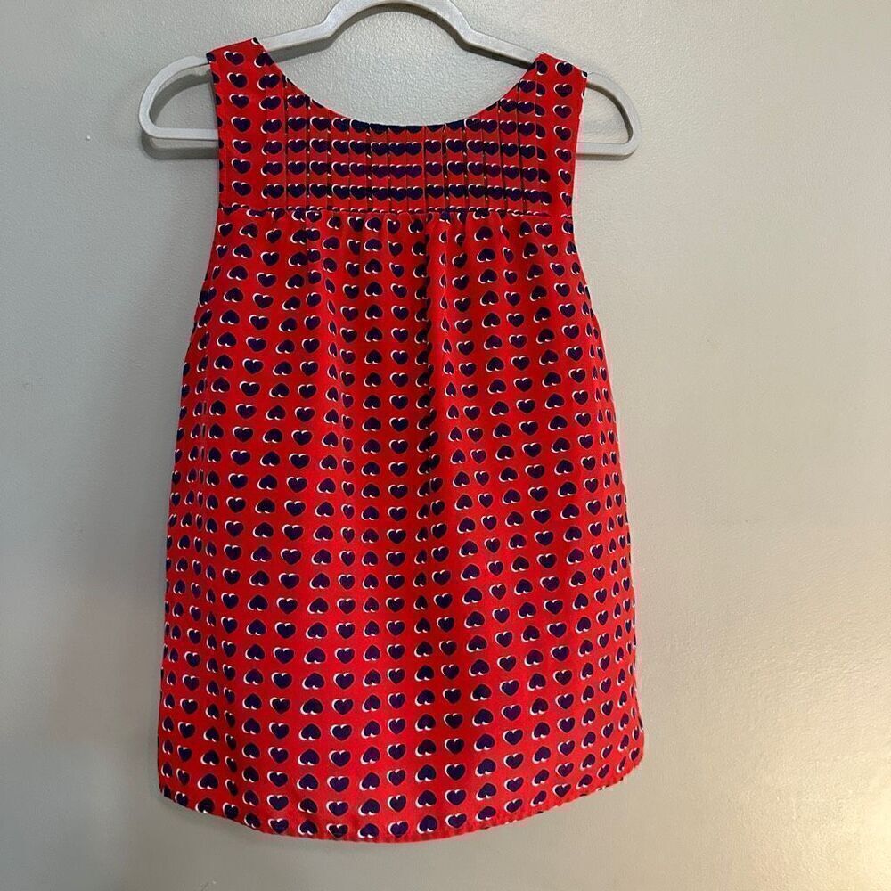 Kenar flowy heart tank top blouse size medium